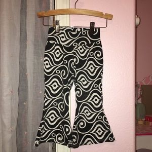 Boutique toddler bell bottoms flare pants retro